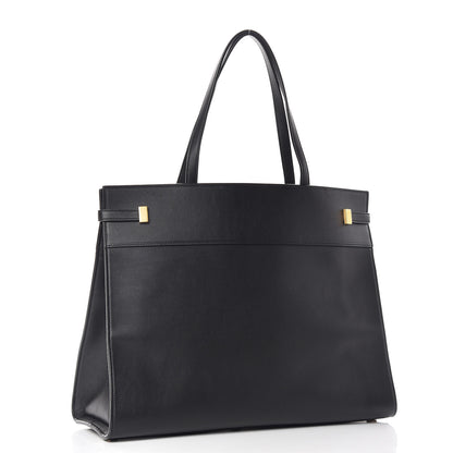 Saint Laurent Calfskin Medium Manhattan Shopper Tote Black 3 of 10