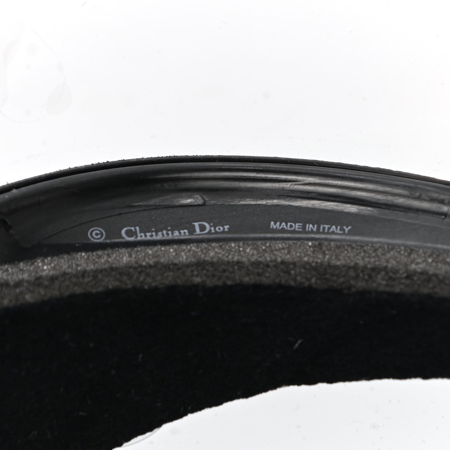 Mirrored DiorClub1 Sun Visor Black
