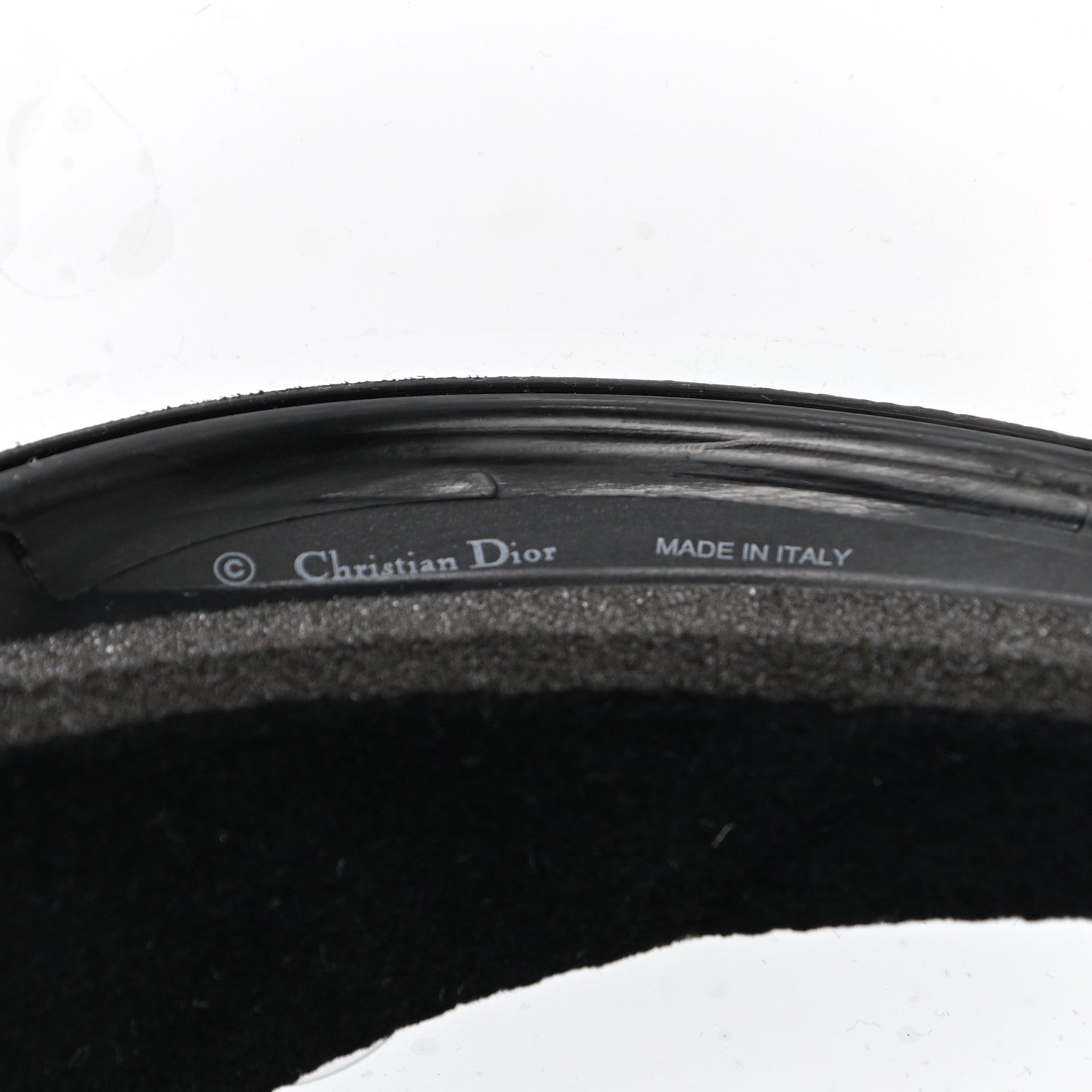 Christian Dior Mirrored DiorClub1 Sun Visor Black 6 of 7