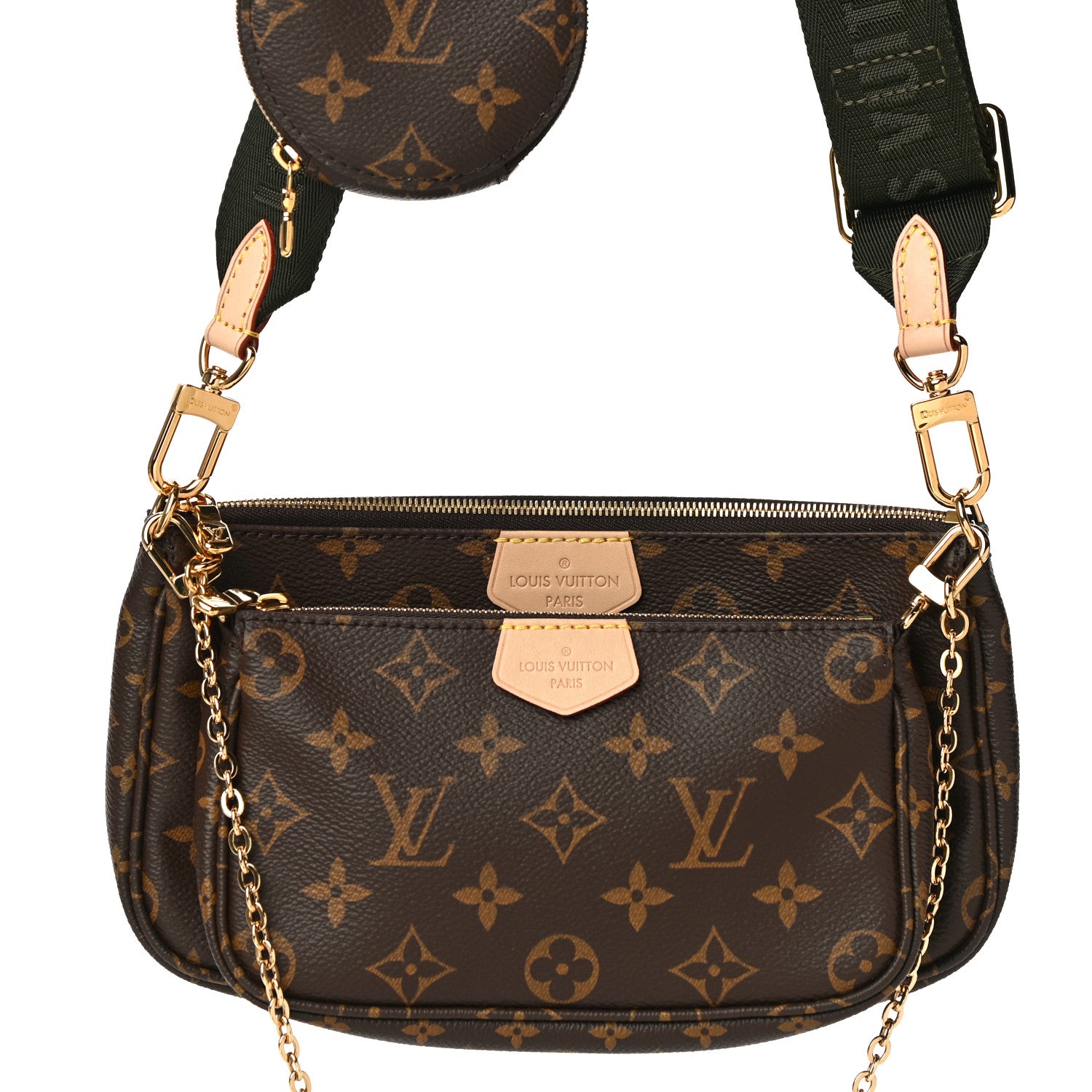 Louis Vuitton Monogram Multi Pochette Accessories Kaki 12 of 15