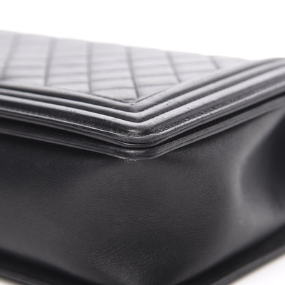 Chanel Calfskin Quilted New Medium Boy Flap Black 9 of 15