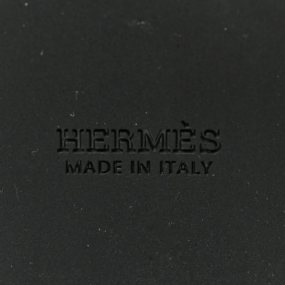 Hermes Calfskin Shearling Hermoine Mules 38 Black Ecru 7 of 7