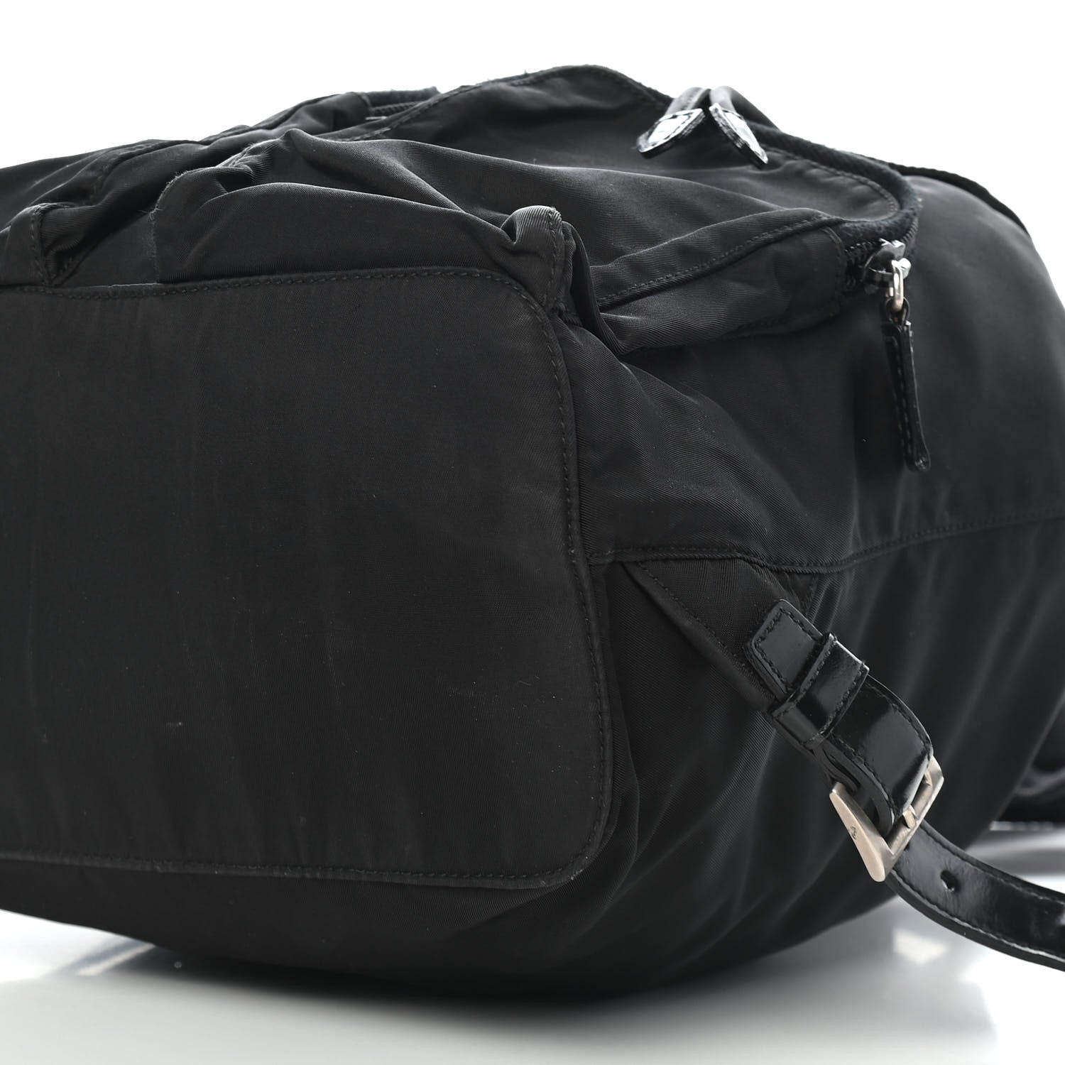 Prada Nylon Vela Medium Backpack Black 6 of 10