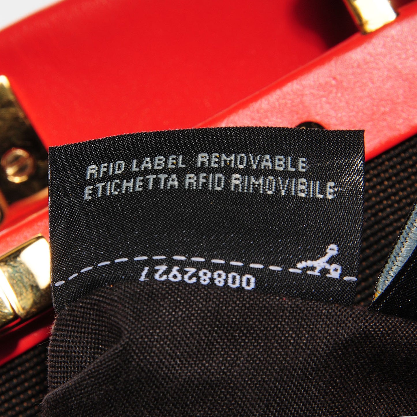 Vitello Morgan Fabric Jacquard Pequin Medium Peekaboo Iconic Satchel Papavero Tobacco Black
