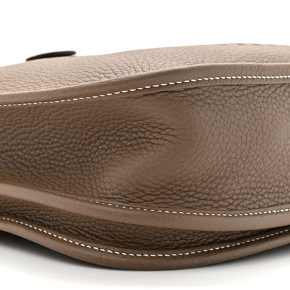 Hermes Taurillon Clemence Evelyne III PM Etoupe 10 of 11
