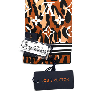 Louis Vuitton Silk Monogram Giant Jungle Bandeau Black 2 of 3