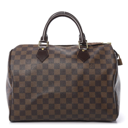 Louis Vuitton Damier Ebene Speedy 30 1 of 12