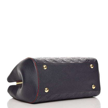 Louis Vuitton Empreinte Montaigne MM Marine Rouge 5 of 7