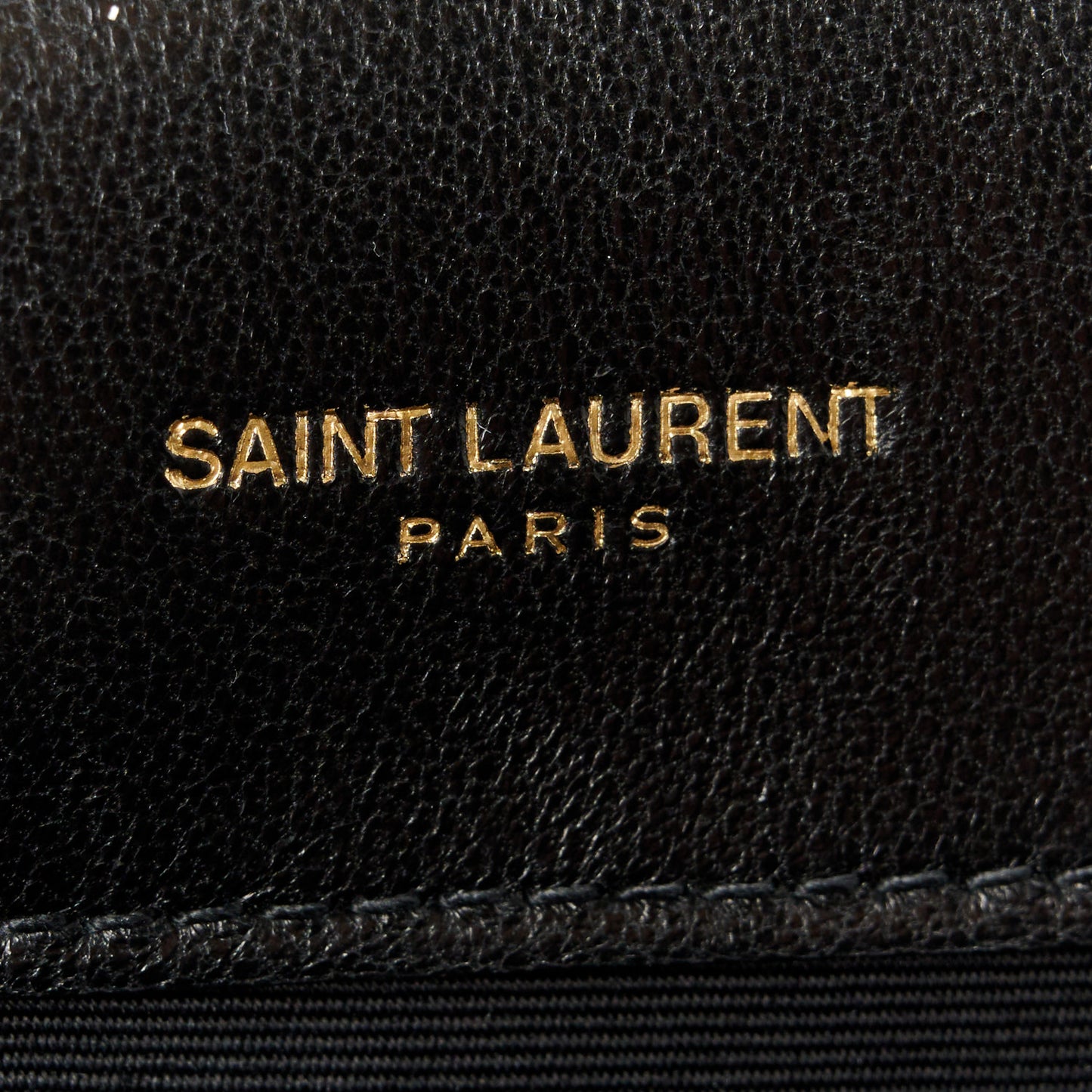 Lambskin Mixed Matelasse Triquilt Small Monogram Satchel Black