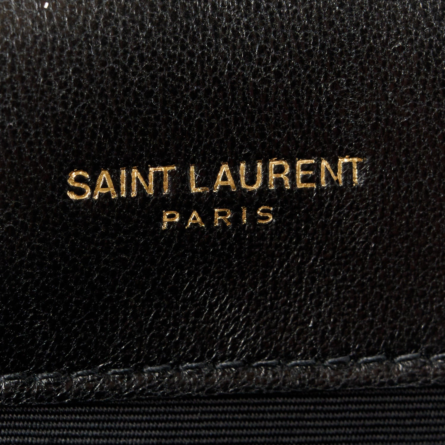 Saint Laurent Lambskin Mixed Matelasse Triquilt Small Monogram Satchel Black 7 of 11