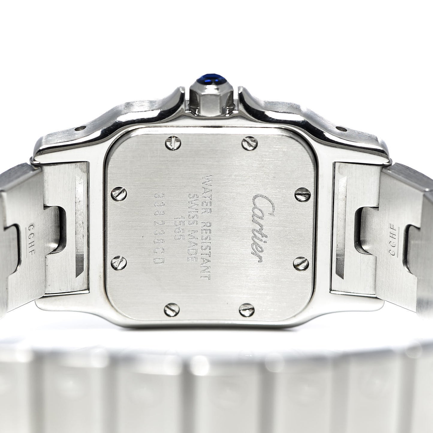Stainless Steel 24mm Santos de Galbee Quartz Watch