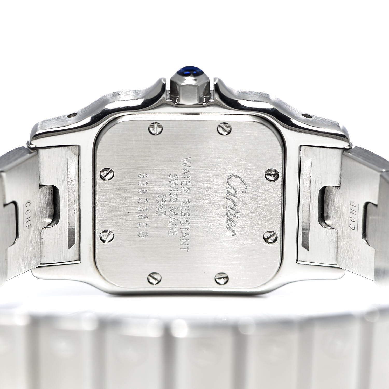 Cartier Stainless Steel 24mm Santos de Galbee Quartz Watch 5 of 8
