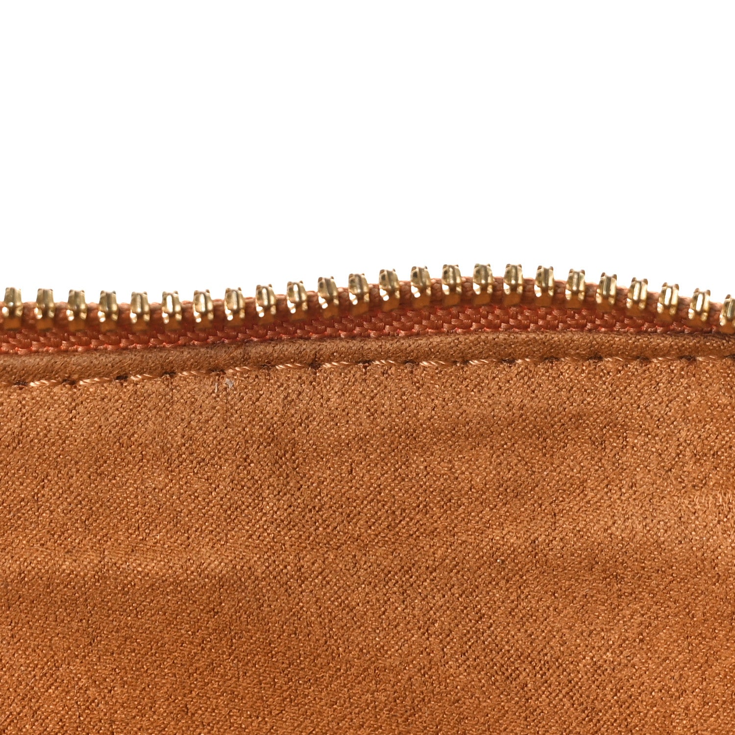 MCM Visetos Liz Shopper Tote Pouch Cognac 12 of 13