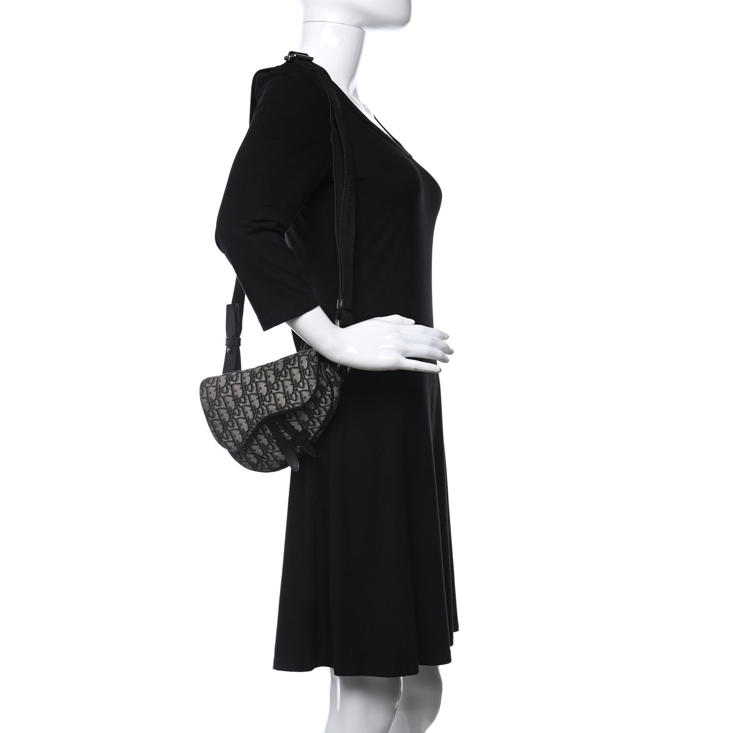 Oblique Mens Mini Saddle Bag Blue