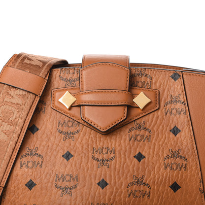 MCM Visetos Essential Tote Cognac 15 of 17