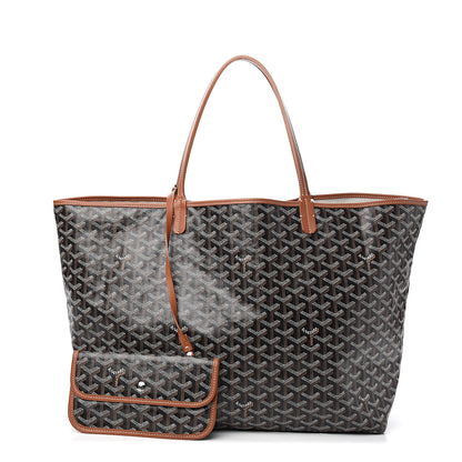 Goyard Goyardine Saint Louis GM Black Gold 1 of 11
