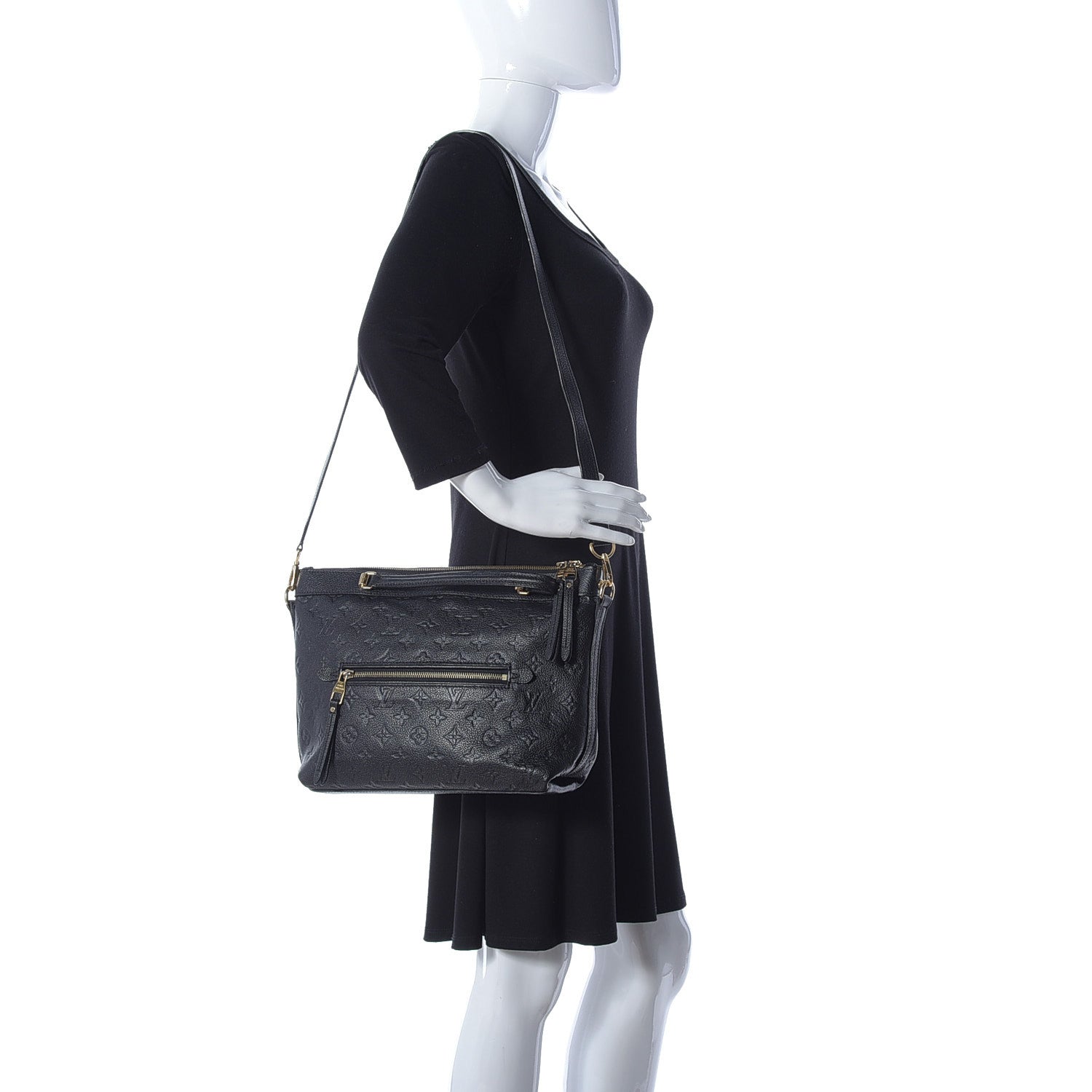 Louis Vuitton Empreinte Bastille MM Black 2 of 16