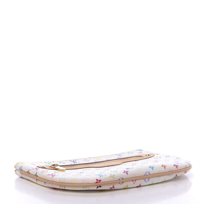 Louis Vuitton Monogram Multicolor Pochette Plate GM White 4 of 9