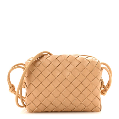 Bottega Veneta Nappa Intrecciato Mini Loop Camera Bag Almond 1 of 11