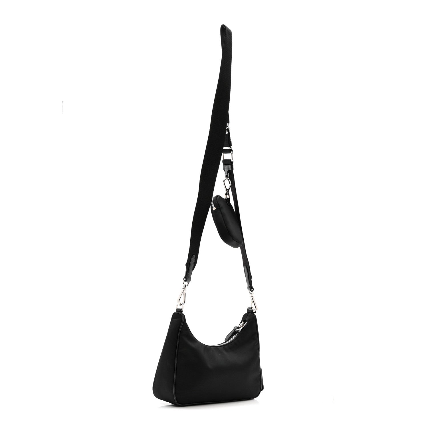 Prada Re-Nylon Saffiano Re-Edition 2005 Shoulder Bag Black 3 of 13