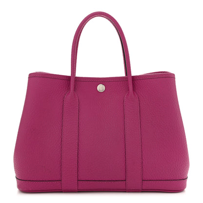 Hermes Vache Country Garden Party 30 TPM Rose Pourpre 1 of 10