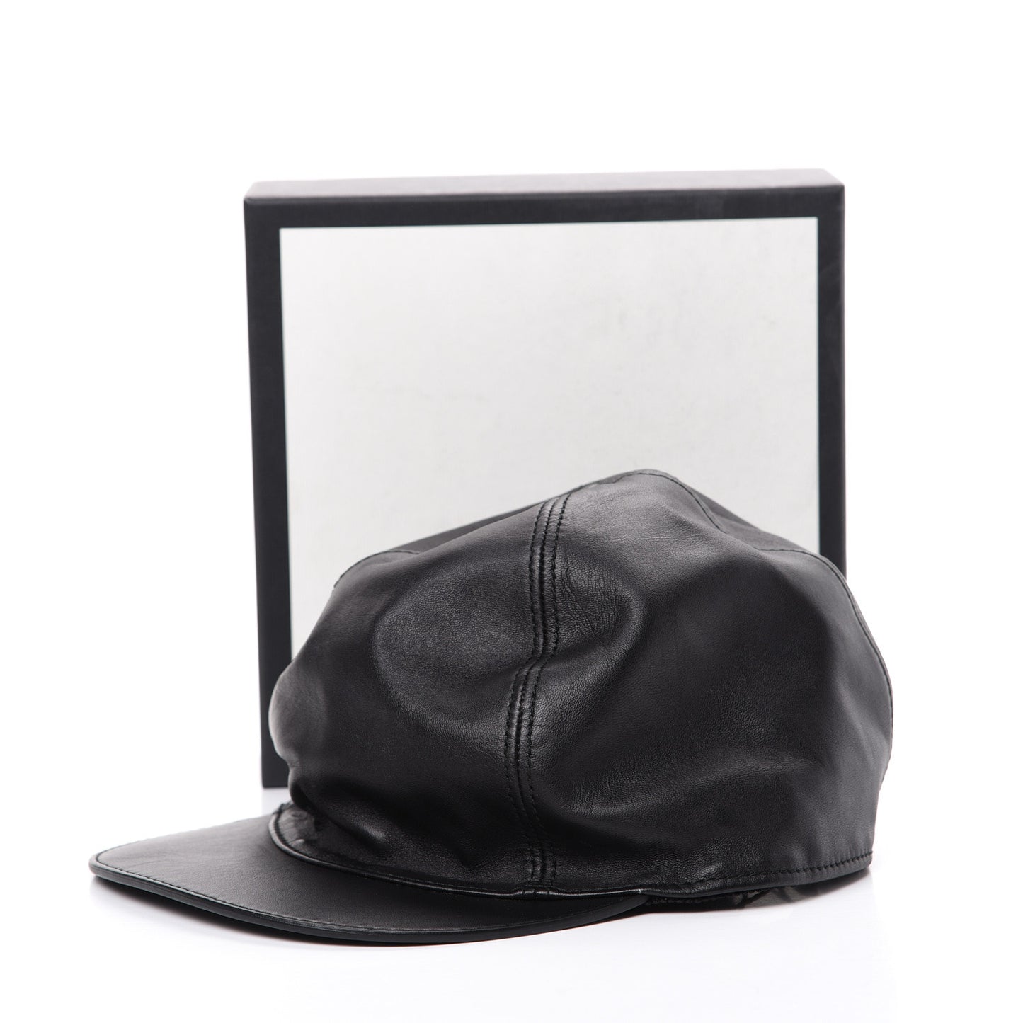 Nappa Charlotte Baseball Hat XS Black