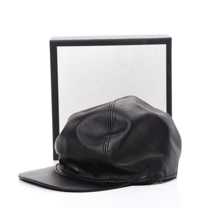 Gucci Nappa Charlotte Baseball Hat XS Black 7 of 7