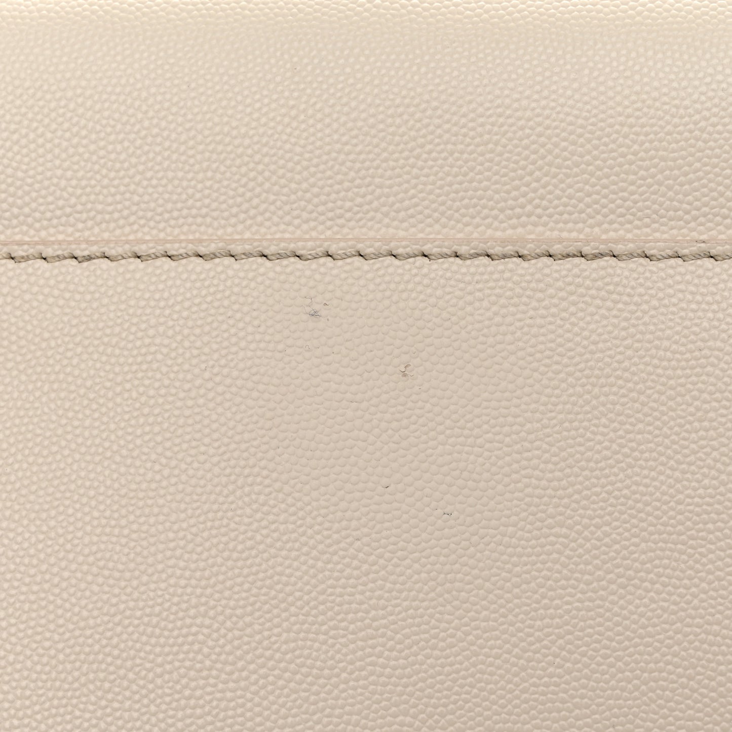 Caviar Medium Studded Deauville Tote Ivory