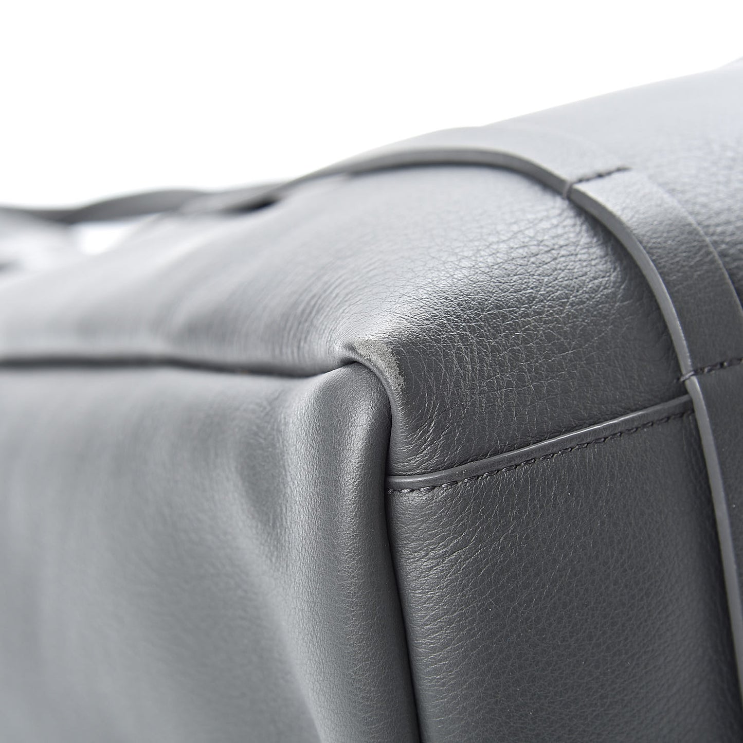 Calfskin XS Everyday Tote Grey Black