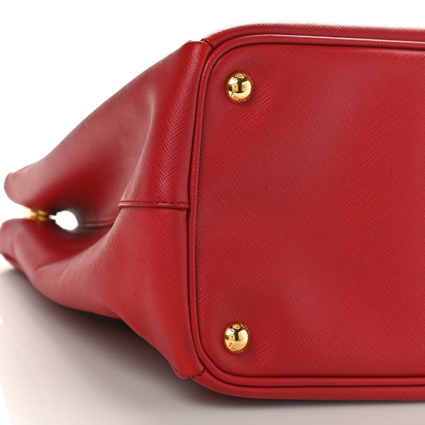 Saffiano Large Galleria Double Zip Tote Fuoco