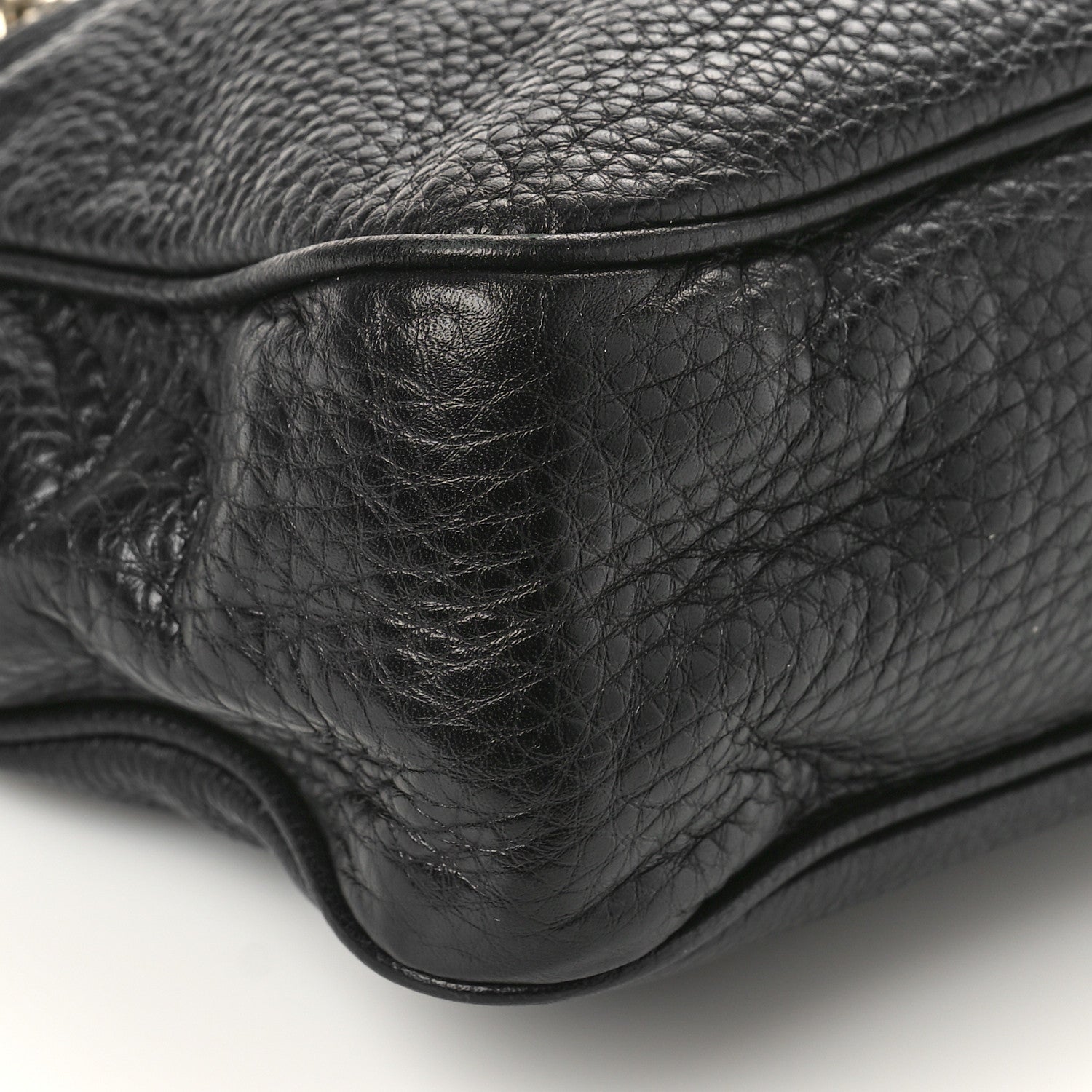 Gucci Pebbled Calfskin Small Soho Bowler Black 7 of 11