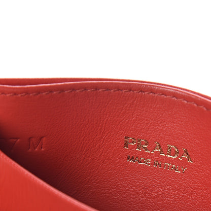 Prada Vitello Move Metal Card Case Lacca 5 of 5