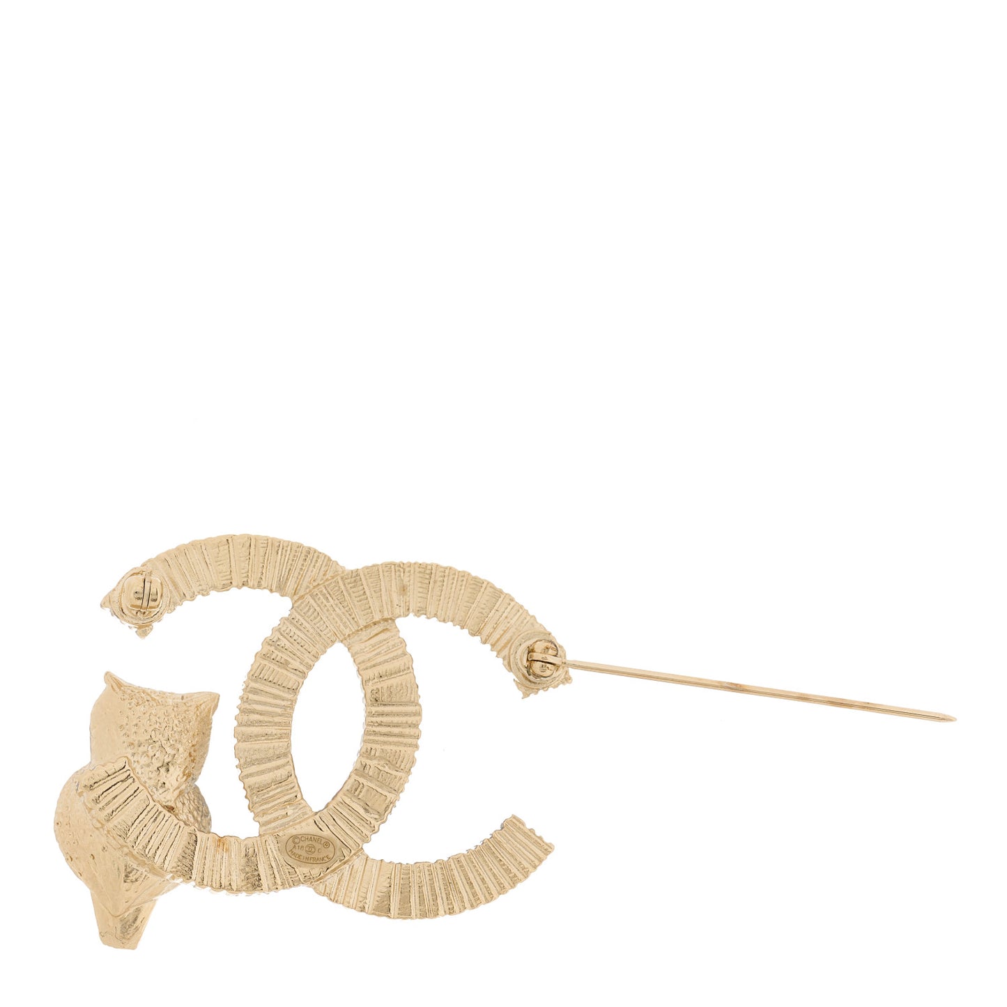 CC Owl Brooch Gold