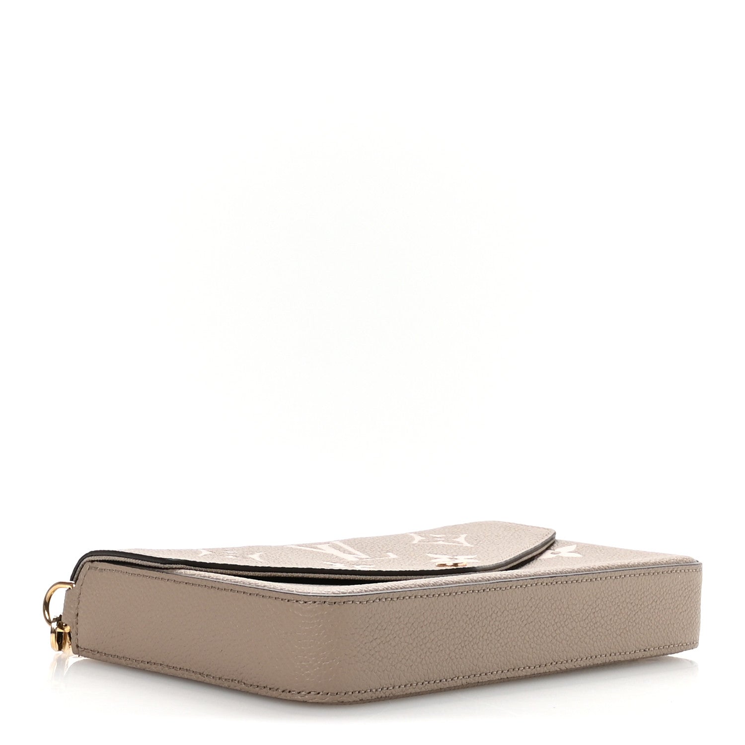 Louis Vuitton Empreinte Monogram Giant Felicie Pochette Tourterelle Creme 5 of 12