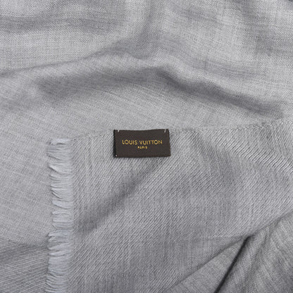 Louis Vuitton Cashmere Chale Voyage Gris 4 of 4