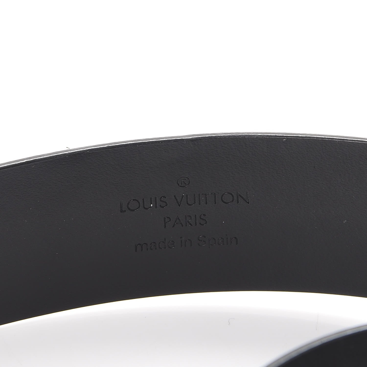 Louis Vuitton Calfskin 30mm Neogram LV Belt 90 36 Black 8 of 9