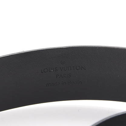 Louis Vuitton Calfskin 30mm Neogram LV Belt 90 36 Black 8 of 9