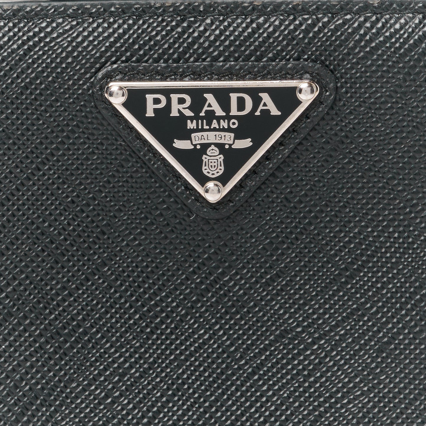 Saffiano Small Compact Wallet Black