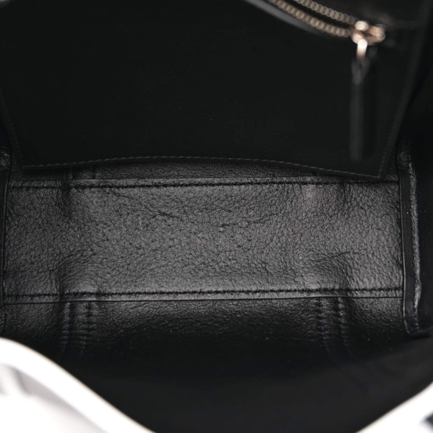 Balenciaga Smooth Calfskin Logo Double Sided XXS Everyday Tote Black White 5 of 12