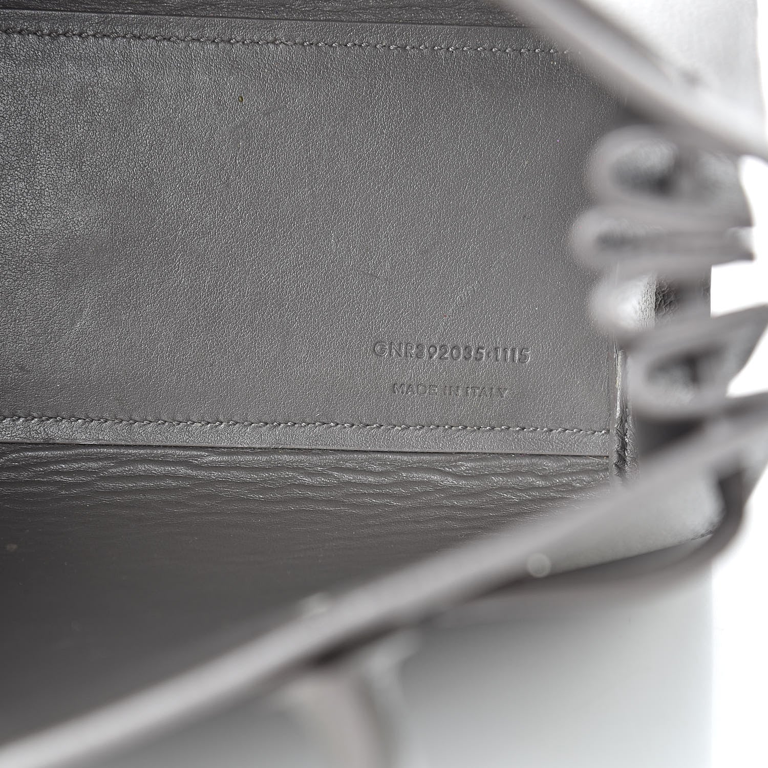 Saint Laurent Grained Calfskin Nano Sac De Jour Fog 7 of 15