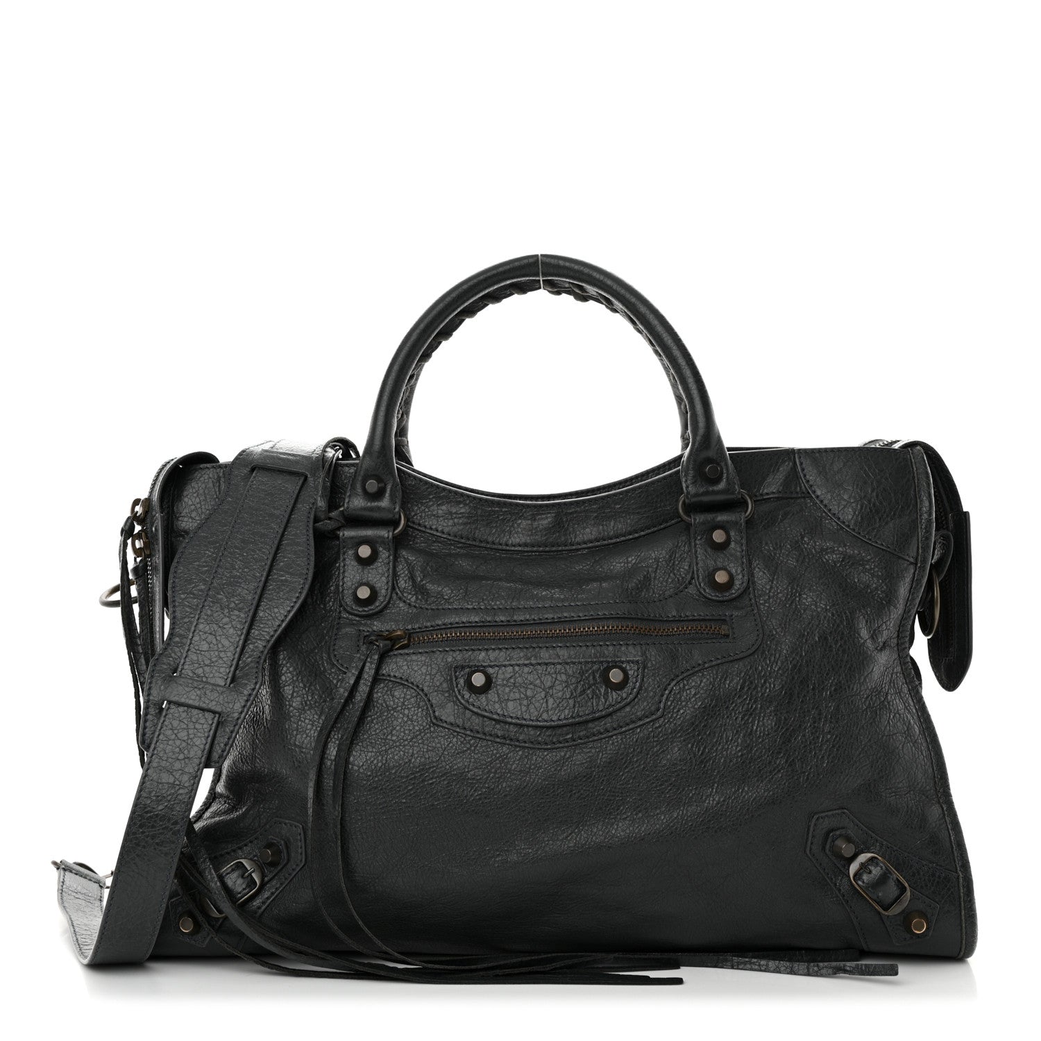 Balenciaga Agneau Classic Hardware City Anthracite 1 of 12