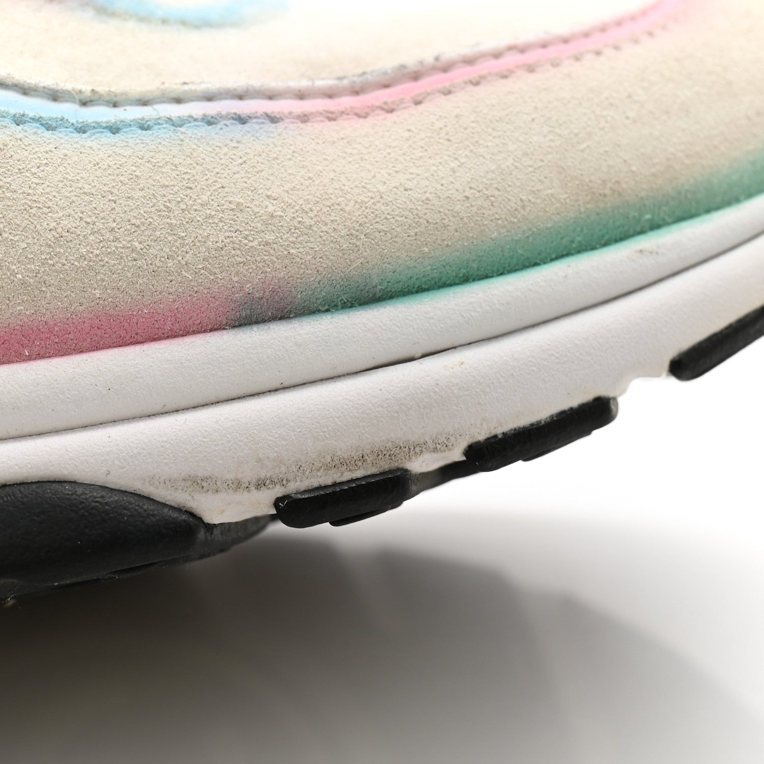 Chanel Wool Suede Calfskin CC Sneakers 40 Multicolor 12 of 12