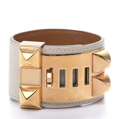 Hermes Swift Collier de Chien CDC Bracelet S Craie 3 of 8