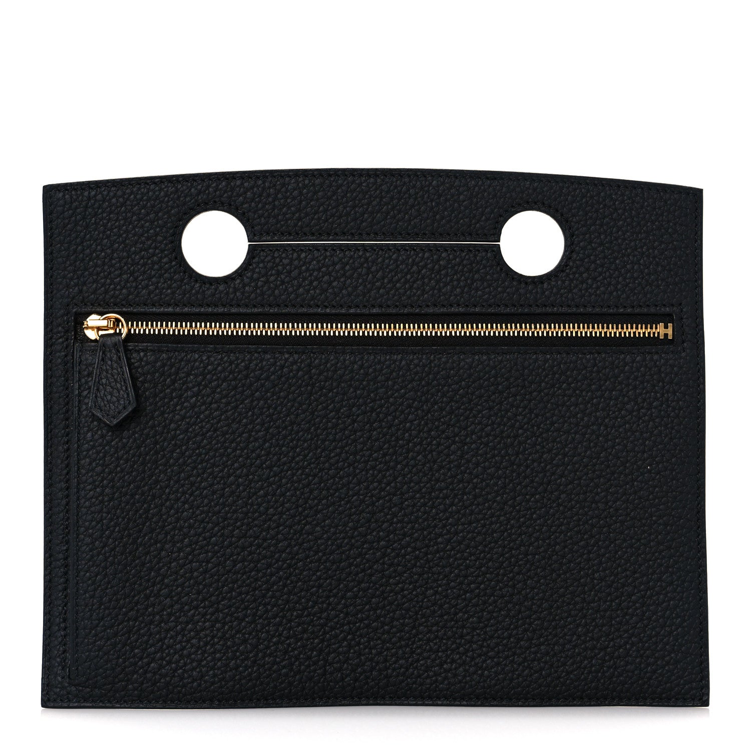Hermes Togo Backpocket Pouch 25 Black 1 of 9