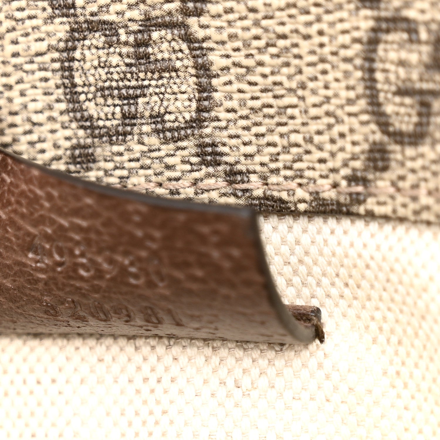 Gucci GG Supreme Monogram Neo Vintage Web Belt Bag Brown 7 of 10