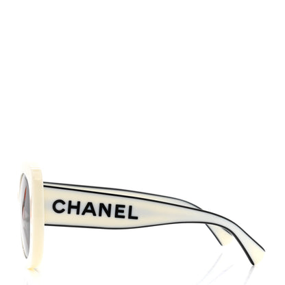 Chanel Acetate Sunglasses 71414A White 3 of 7