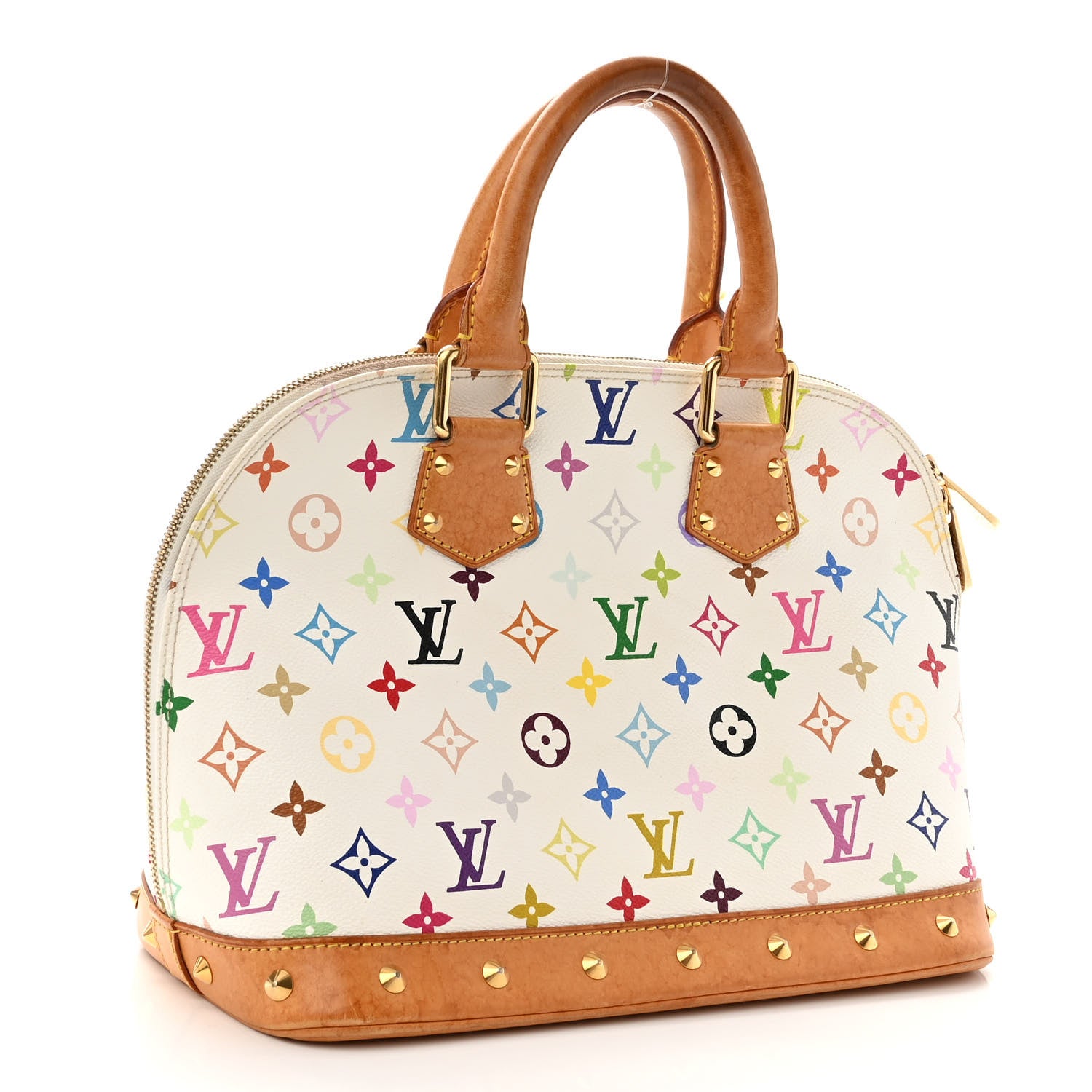 Louis Vuitton Monogram Multicolor Alma White 3 of 12