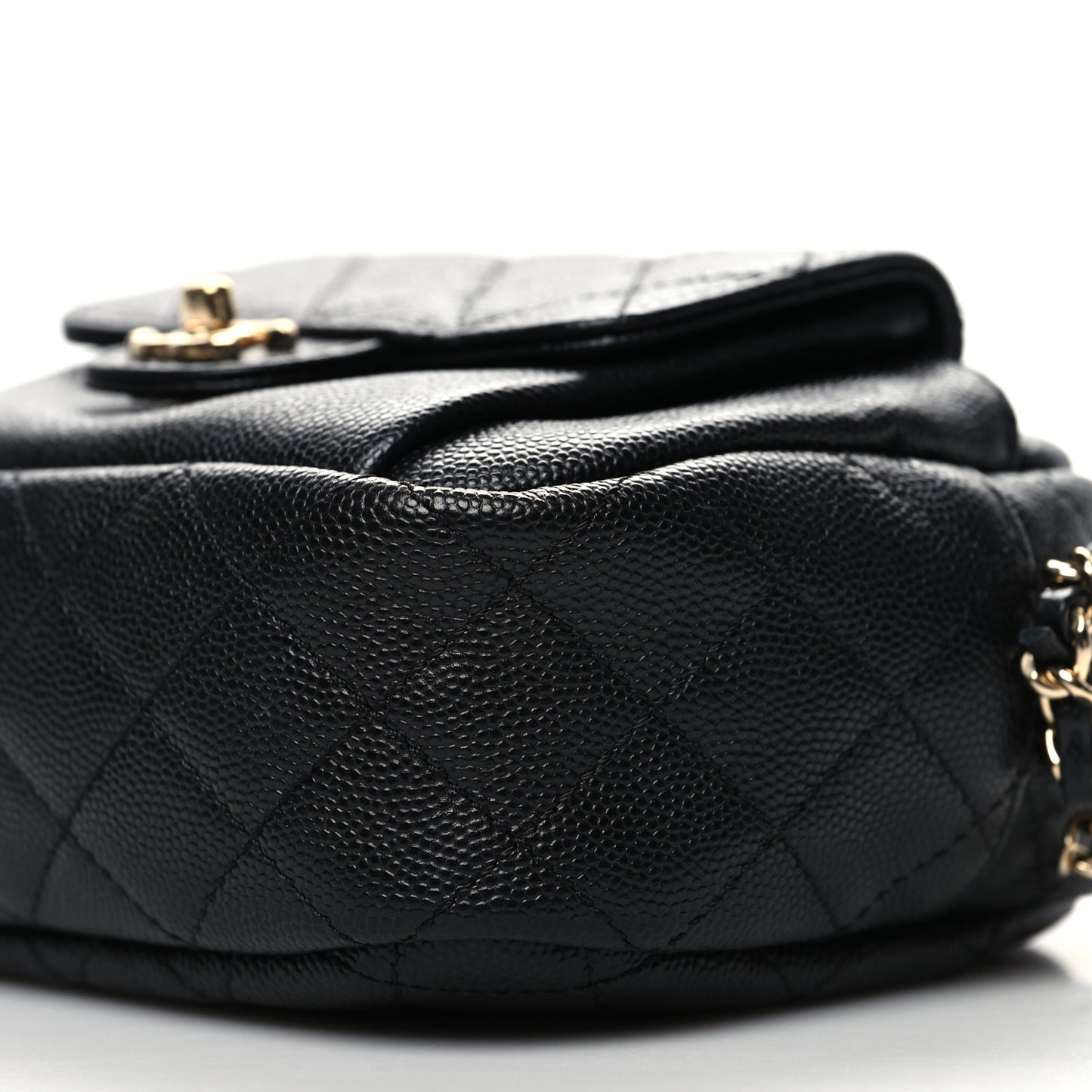 Caviar Quilted CC Day Camera Case Black