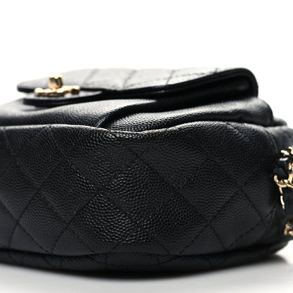 Chanel Caviar Quilted CC Day Camera Case Black 11 of 11
