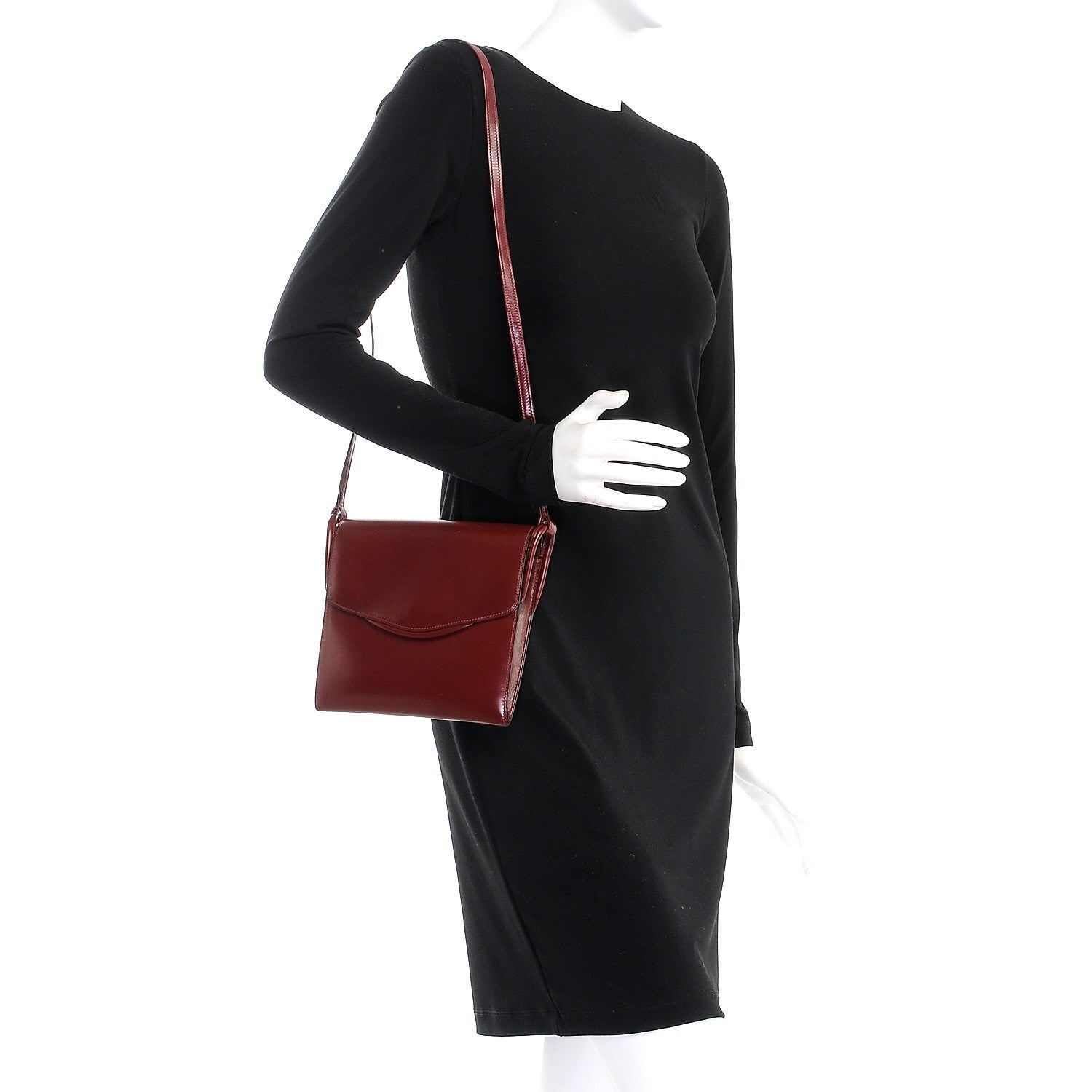 Hermes Box Shoulder Bag Rouge H 2 of 7